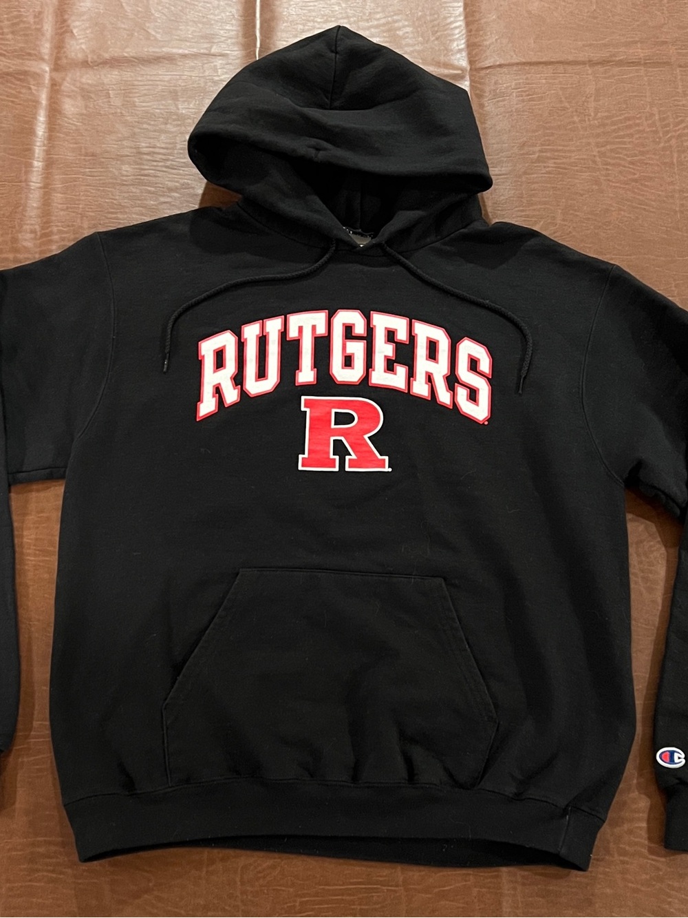 Champion Rutgers University Hoodie Sweatshirt - Medium